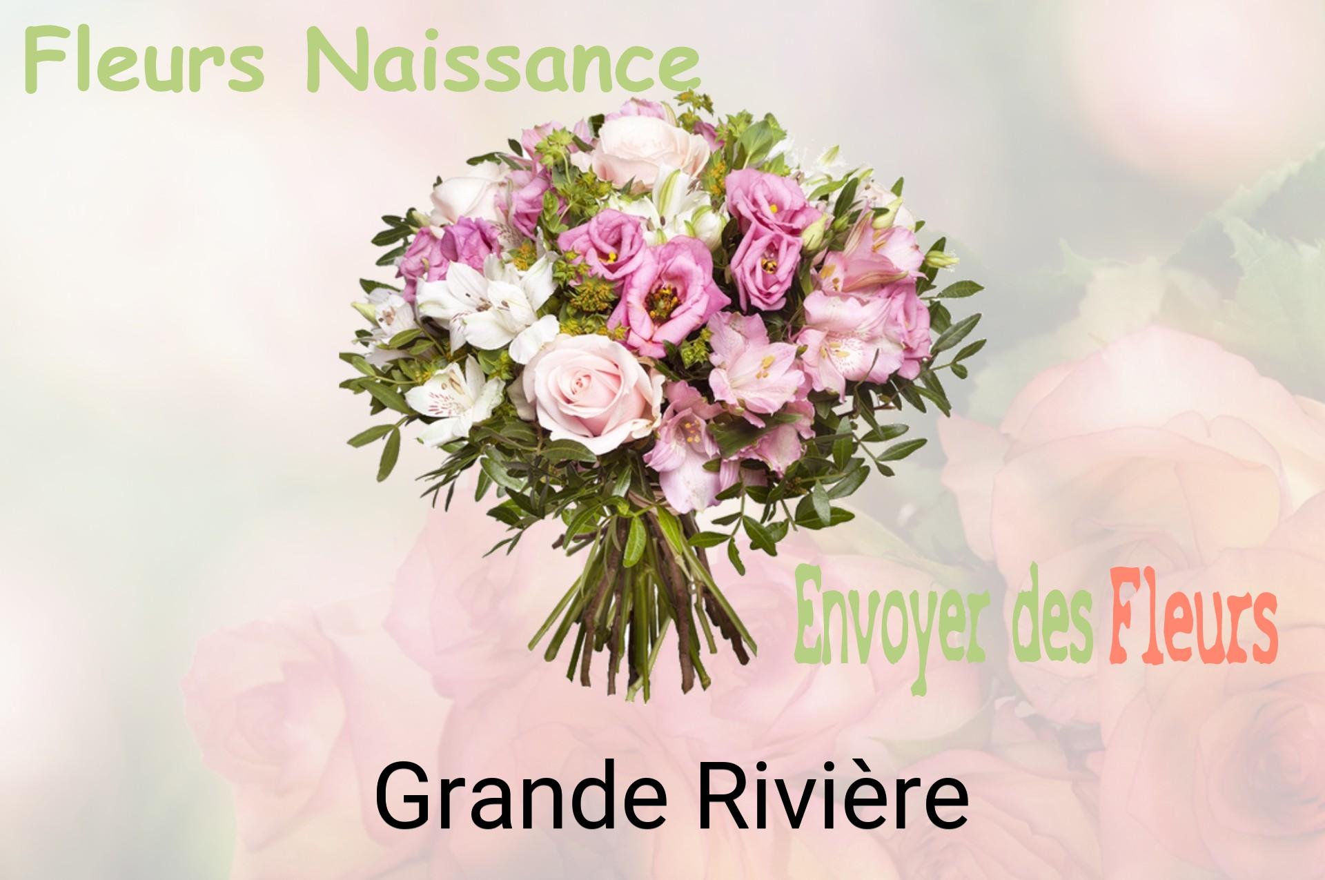 Bouquet de fleurs de naissance livré à Grande-Rivière